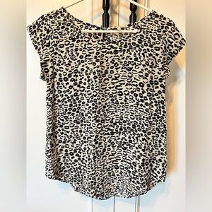 100% Silk Joie Lip Print T Shirt